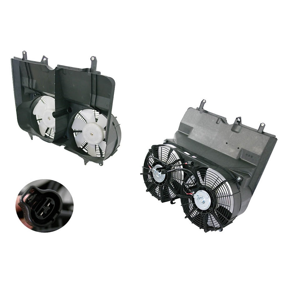 RADIATOR FAN ASSEMBLY TO SUIT TOYOTA HIACE TRH KDH VAN 1/2005–12/2013