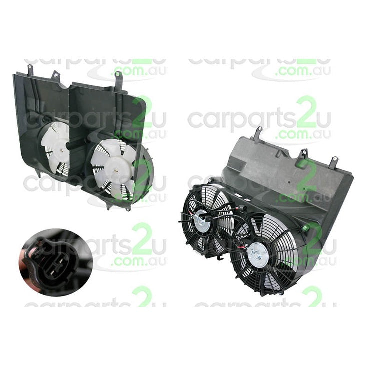 RADIATOR FAN ASSEMBLY TO SUIT TOYOTA HIACE TRH KDH VAN 1/2005–12/2013
