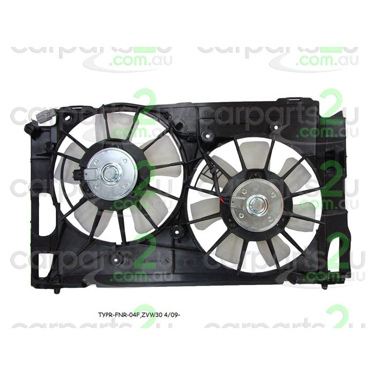 RADIATOR FAN ASSEMBLY TO SUIT TOYOTA PRIUS ZVW30 5 DOOR HATCH 4/2009–2/2016