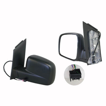 LEFT FRONT DOOR MIRROR TO SUIT VOLKSWAGEN CADDY VAN 2/2005–8/2010