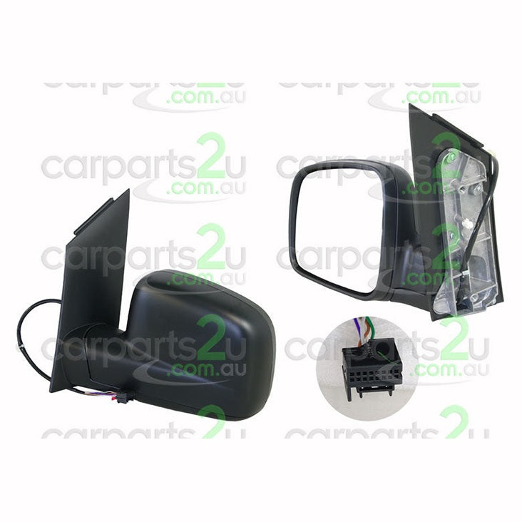 LEFT FRONT DOOR MIRROR TO SUIT VOLKSWAGEN CADDY VAN 2/2005–8/2010