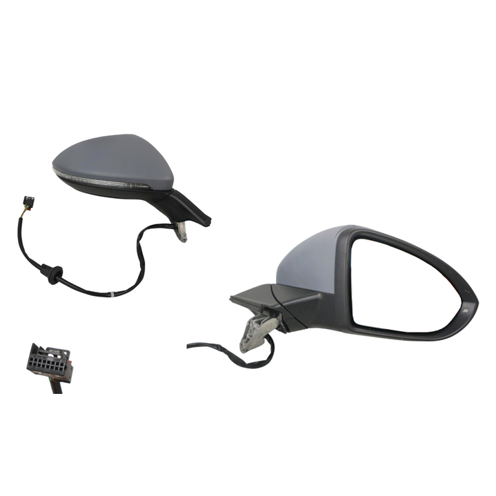 RIGHT FRONT DOOR MIRROR TO SUIT VOLKSWAGEN GOLF 7TH 4/2013–7/2017