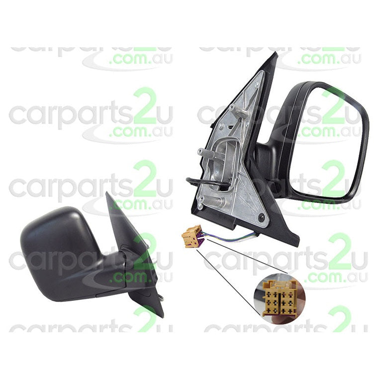 RIGHT FRONT DOOR MIRROR TO SUIT VOLKSWAGEN TRANSPORTER T5 VAN 8/2004–9/2009