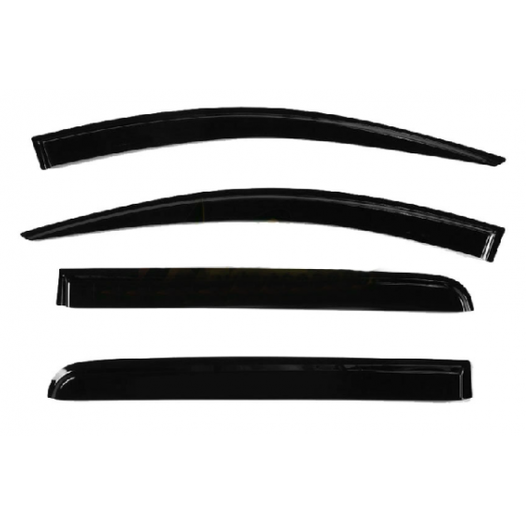 WEATHER SHIELDS TO SUIT MITSUBISHI TRITON MQ UTILITY 4/2015–10/2018