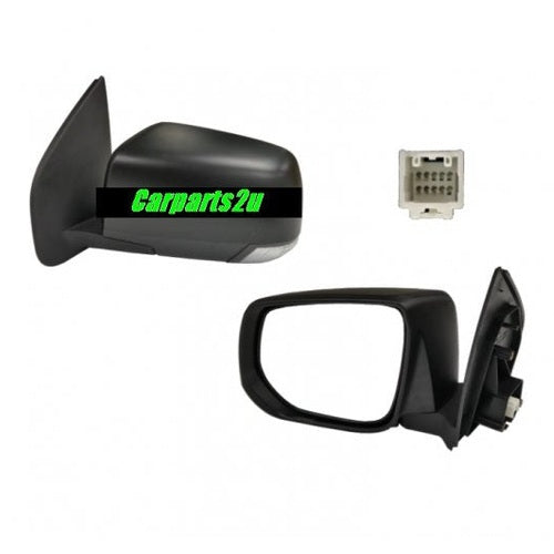 LEFT FRONT DOOR MIRROR TO SUIT ISUZU MU-X SERIES 11/2013–1/2017